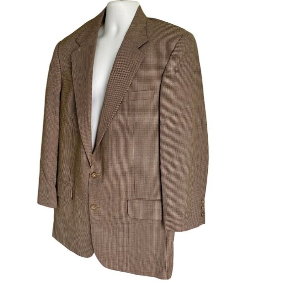 Oscar de la Renta 2 Button Wool Blazer Jacket Men's Size 42 L - Picture 3 of 9